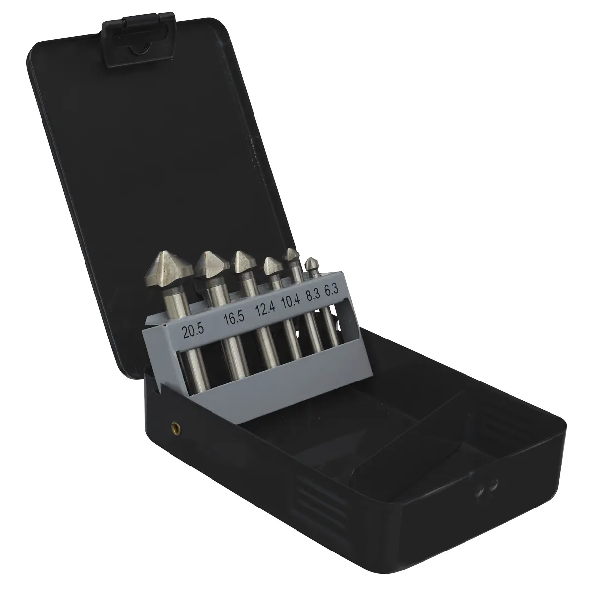 Sealey 90° Countersink Bit Set 3 X V Flutes 6Pc Csset6v 1