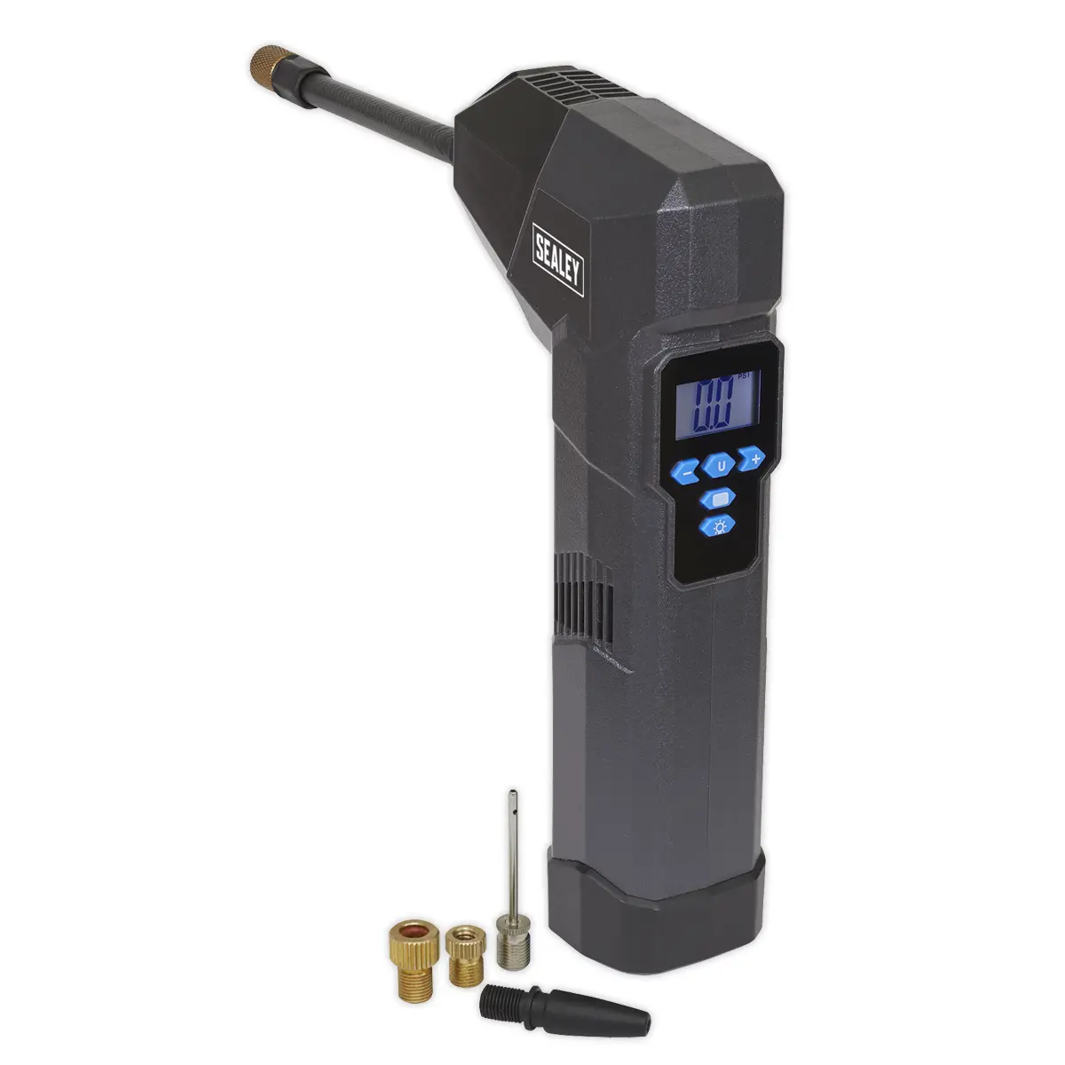 Sealey Compact Rechargeable Tyre Inflator & Power Bank With Worklight Cti120 1
