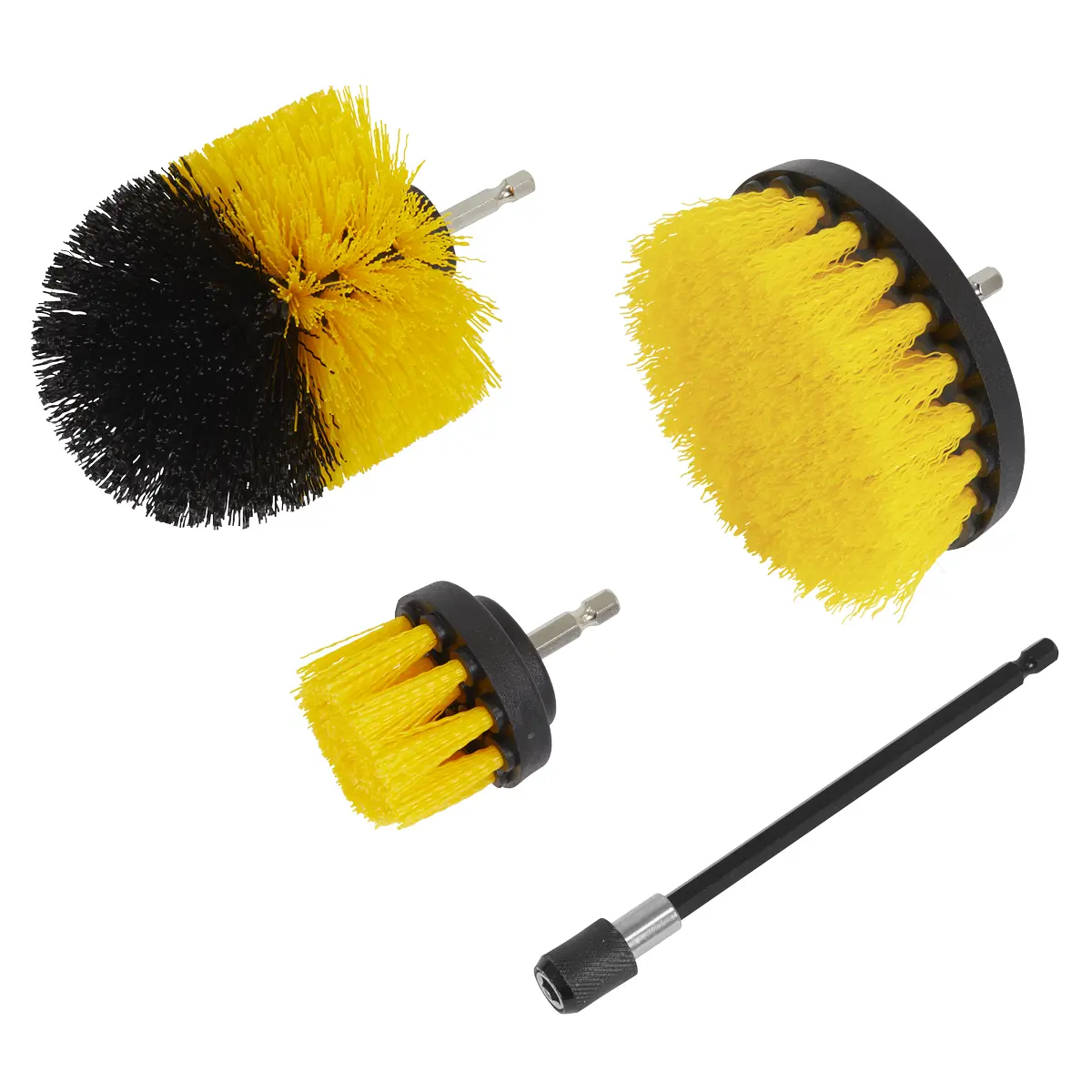 Sealey Drill Brush Set 4Pc Dbs4 1
