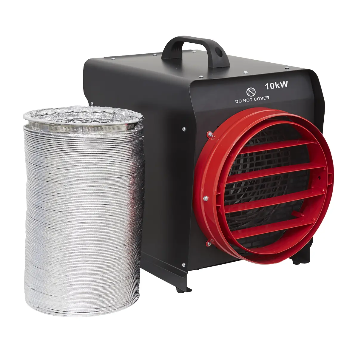 Sealey Industrial Fan Heater With Ducting 10Kw/400V Deh10001 1