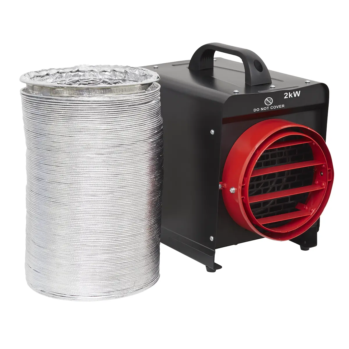 Sealey Industrial Fan Heater With Ducting 2Kw/230V Deh2001 1
