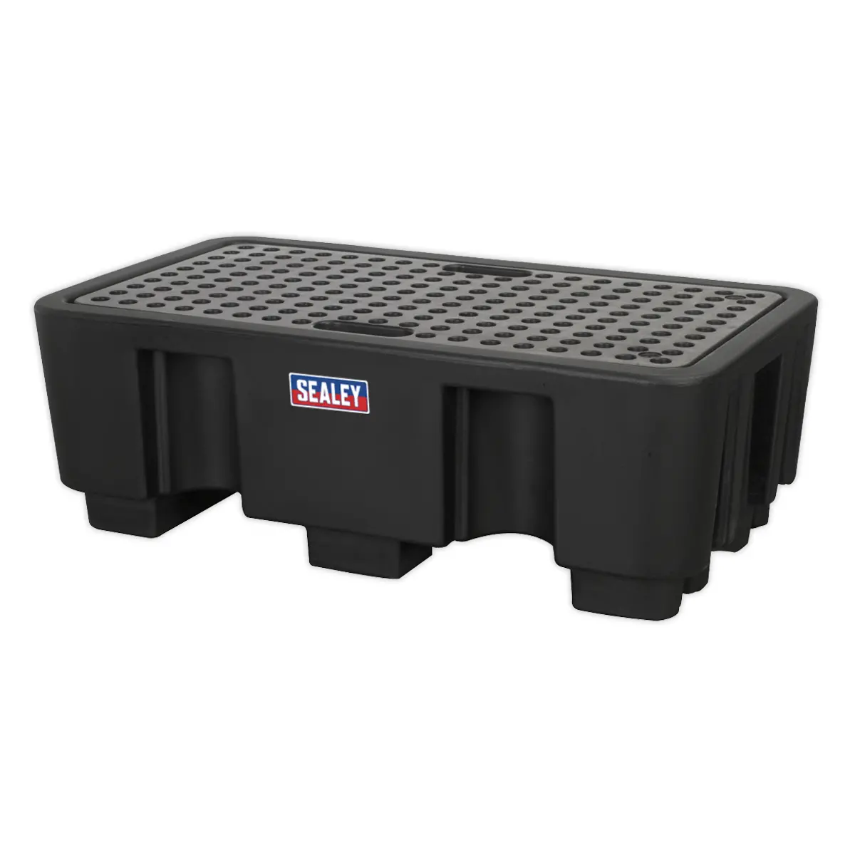 Sealey 2 Drum Polyethylene Barrel Bund/Spill Pallet 1300 X 750 X 440Mm Drp17 1