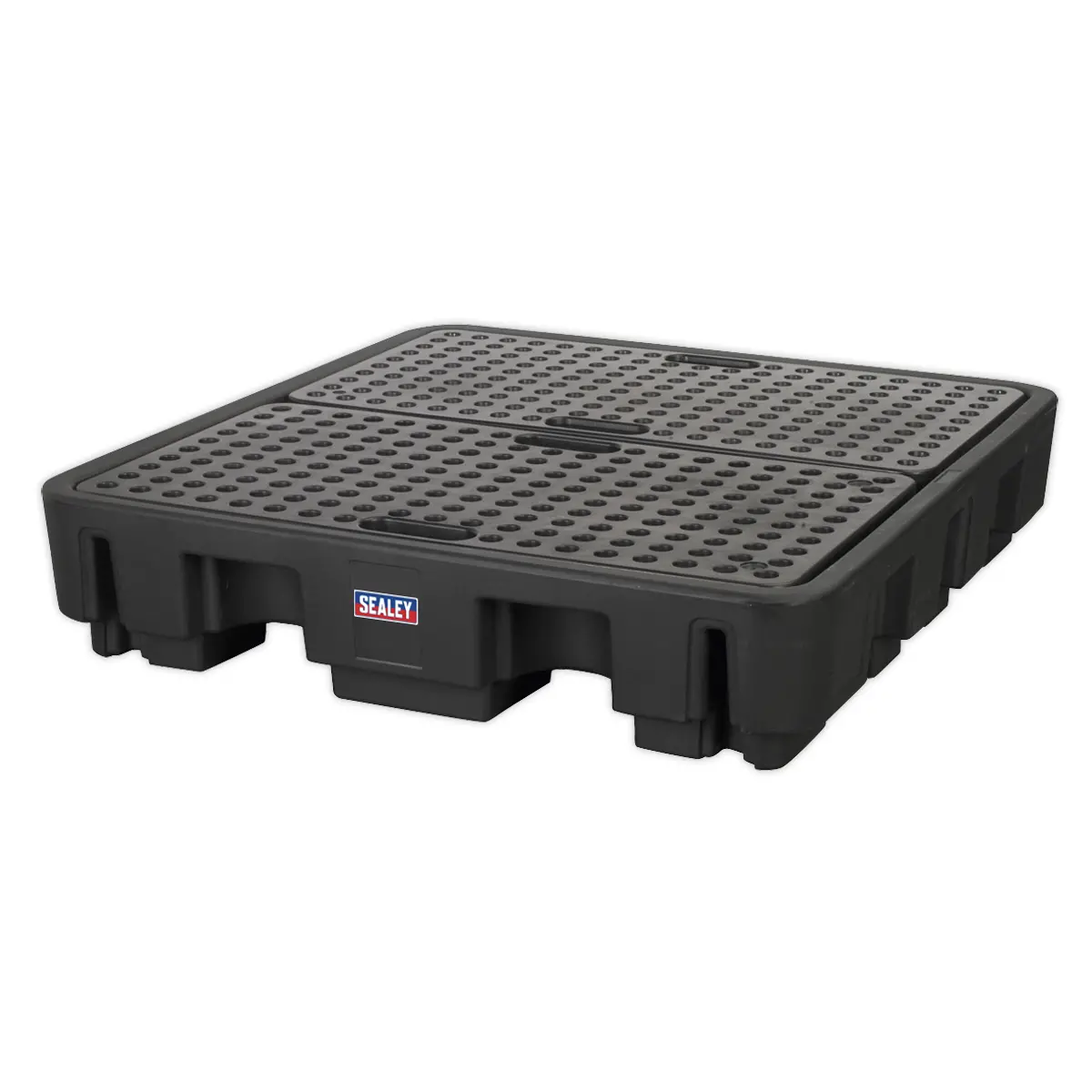 Sealey 4 Drum Polyethylene Barrel Bund/Spill Pallet 1380 X 1290 X 280Mm Drp18 1
