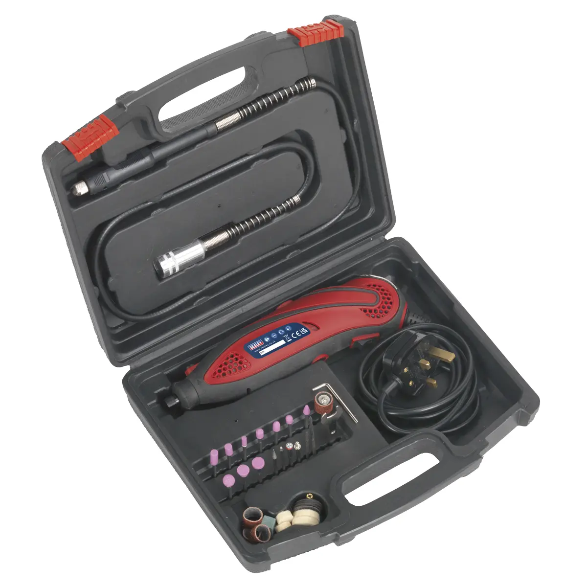 Sealey Multipurpose Rotary Tool & Engraver Kit 230V 40Pc E540 1