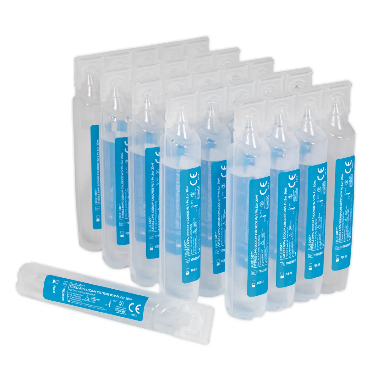 Sealey Eye & Wound Wash Station Pods - Pack Of 25 Ews25 1