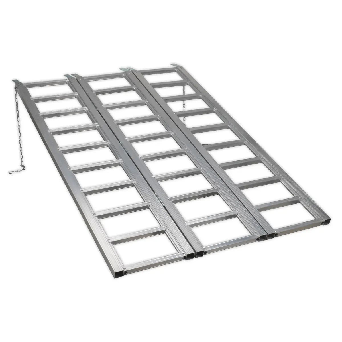 Sealey Motorcycle/Trike/Atv & Mini Tractor Ramp Wide Tri-Fold 680Kg Capacity Flr680t 1