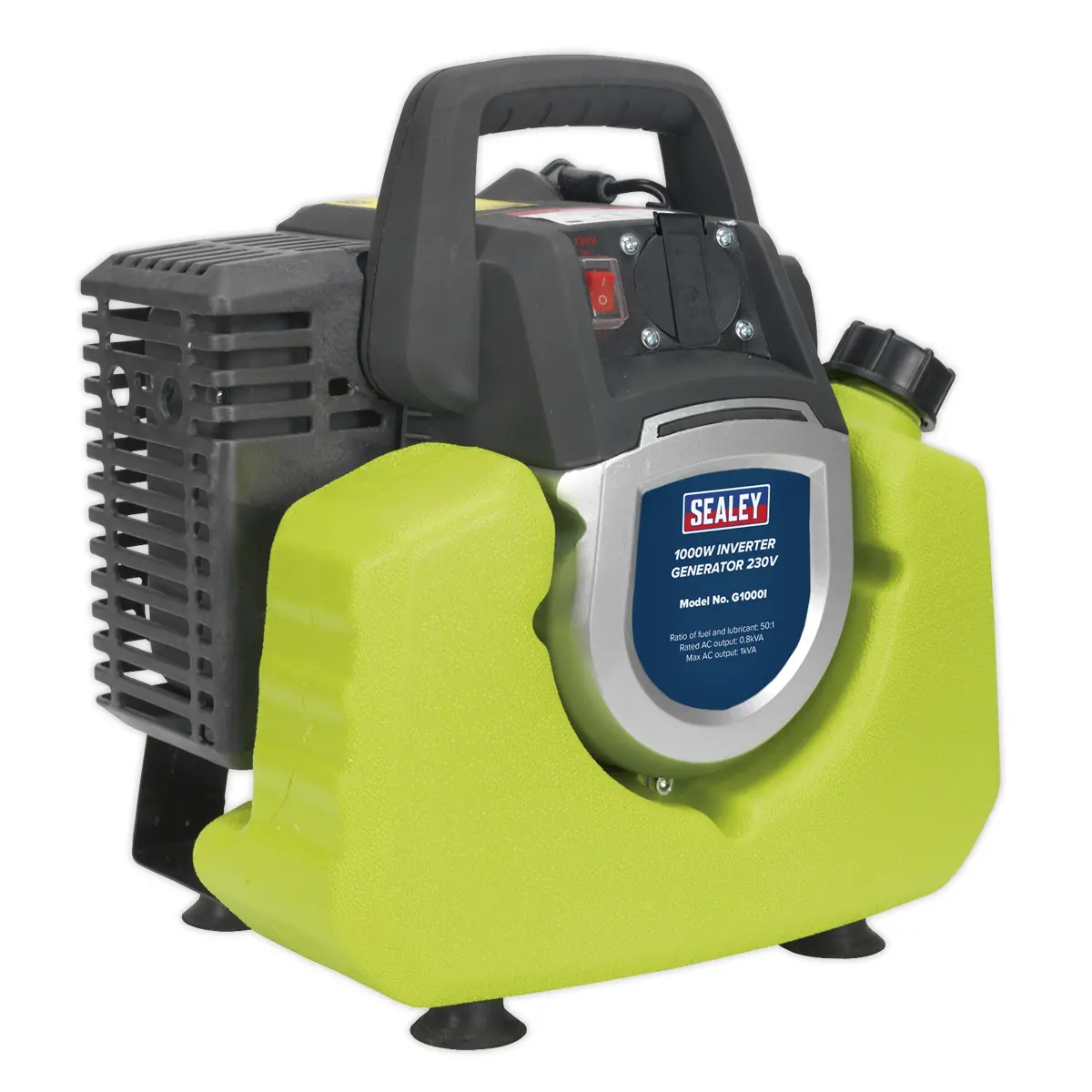 Sealey 1000W Inverter Generator 2-Stroke Engine 230V G1000i 1