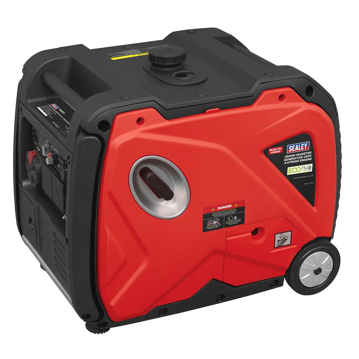 Sealey 3500W Inverter Generator 4-Stroke Engine 230V G3500i 1
