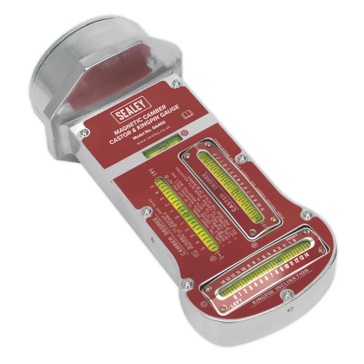 Sealey Magnetic Camber Castor & Kingpin Gauge Ga450 1