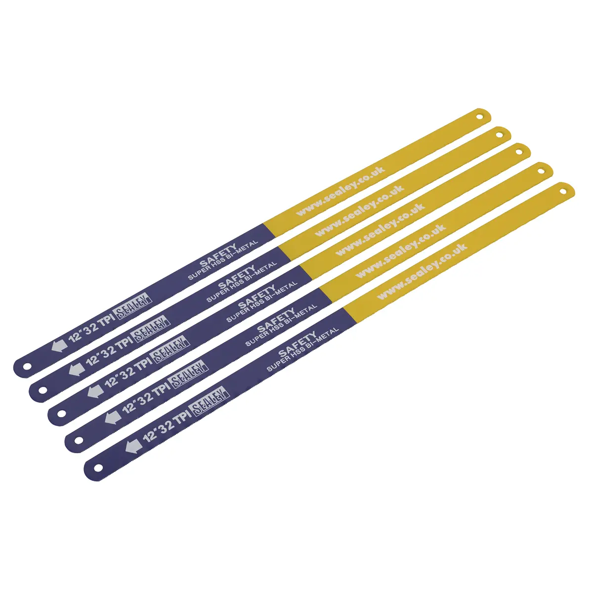 Sealey Hss Bi-Metal Hacksaw Blade 32Tpi 300Mm - Pack Of 5 Hsb0532 1