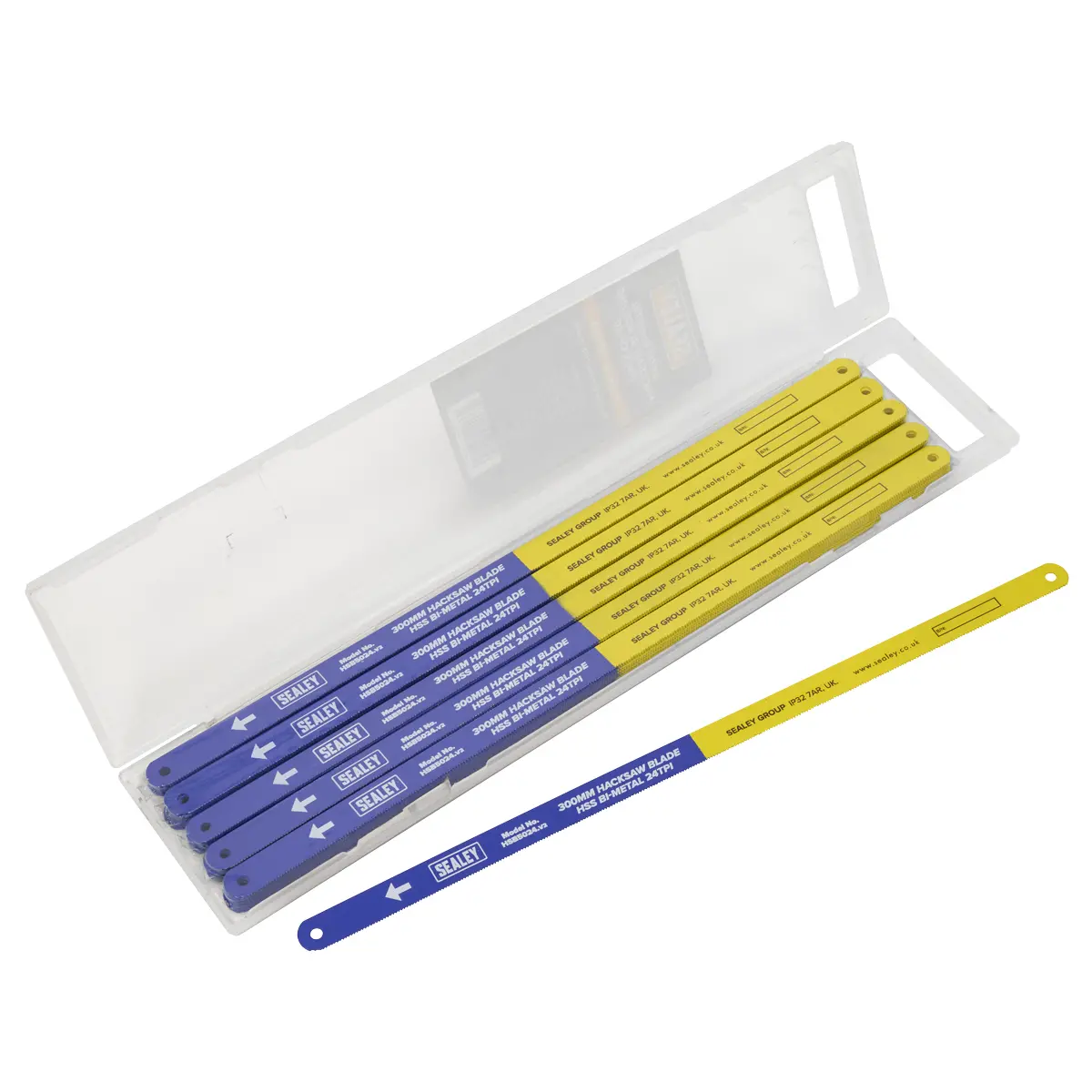 Sealey Hss Bi-Metal Hacksaw Blade 24Tpi 300Mm - Pack Of 50 Hsb5024 1