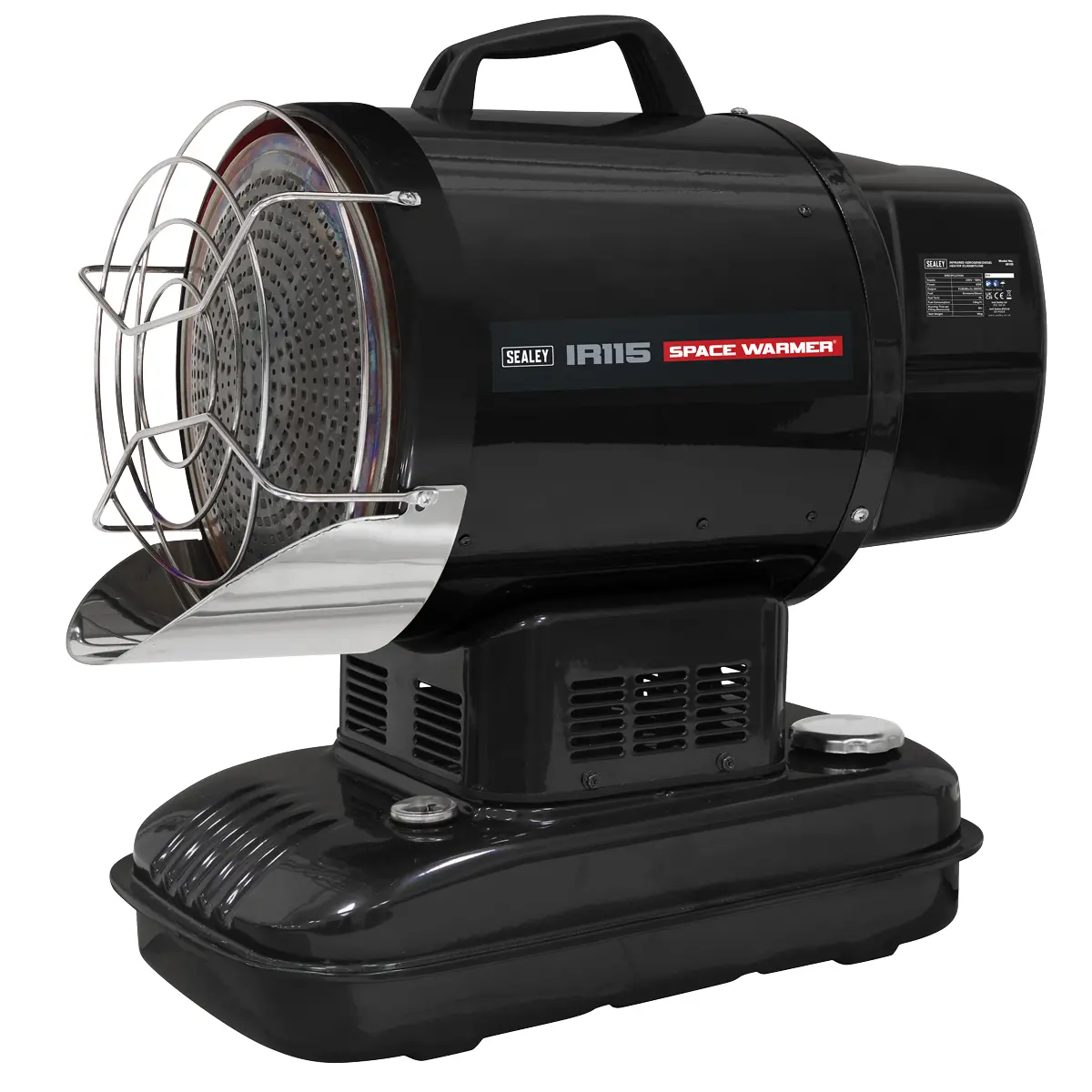 Sealey Infrared Space Warmer® Kerosene/Diesel Heater 51,000Btu/Hr Ir115 1