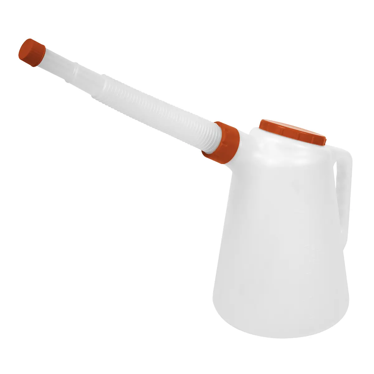 Sealey Oil Container With Flexible Spout 5L - Red Lid Jdl5r 1
