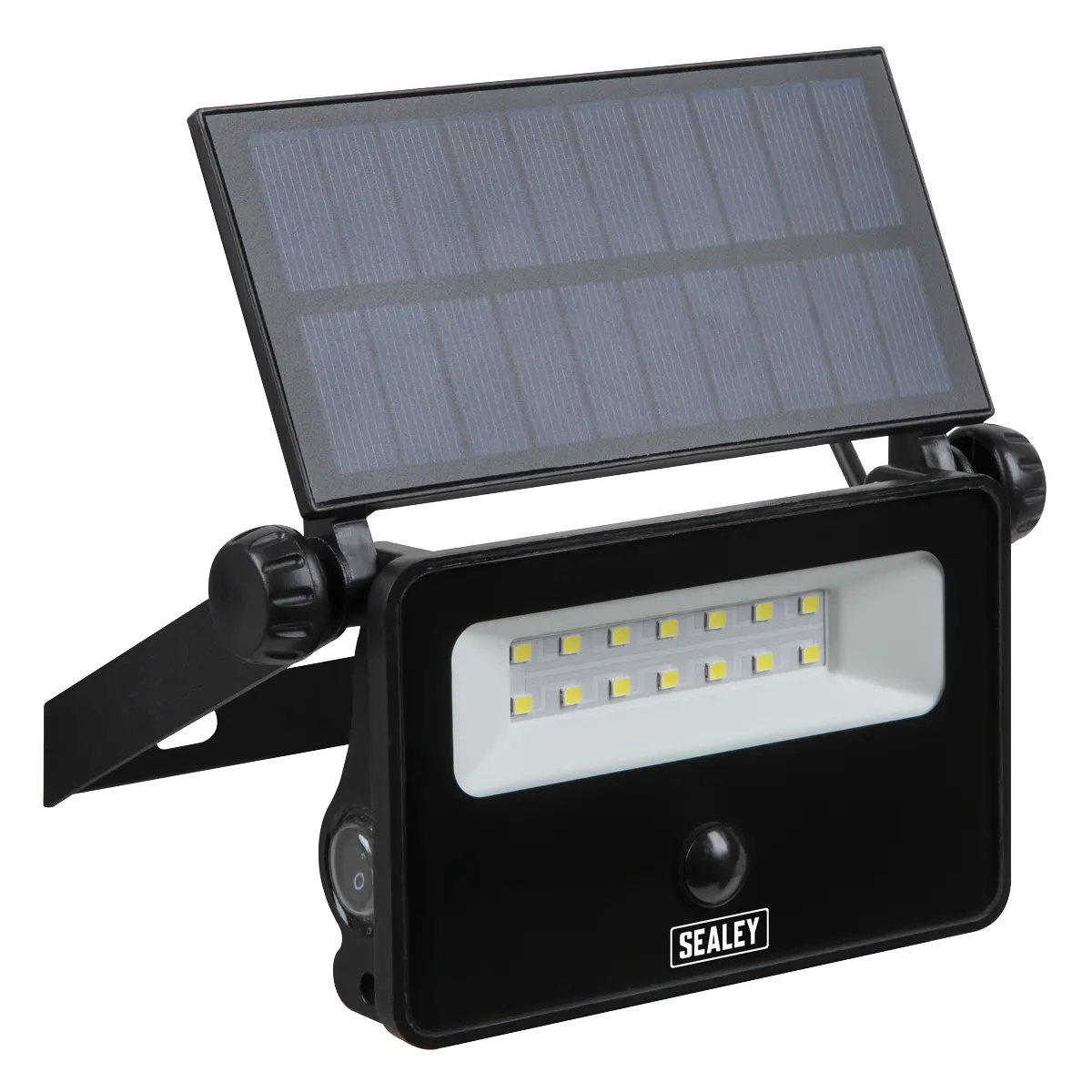 Sealey Extra-Slim Solar Floodlight With Wall Bracket 16W Smd Led Led16s 1