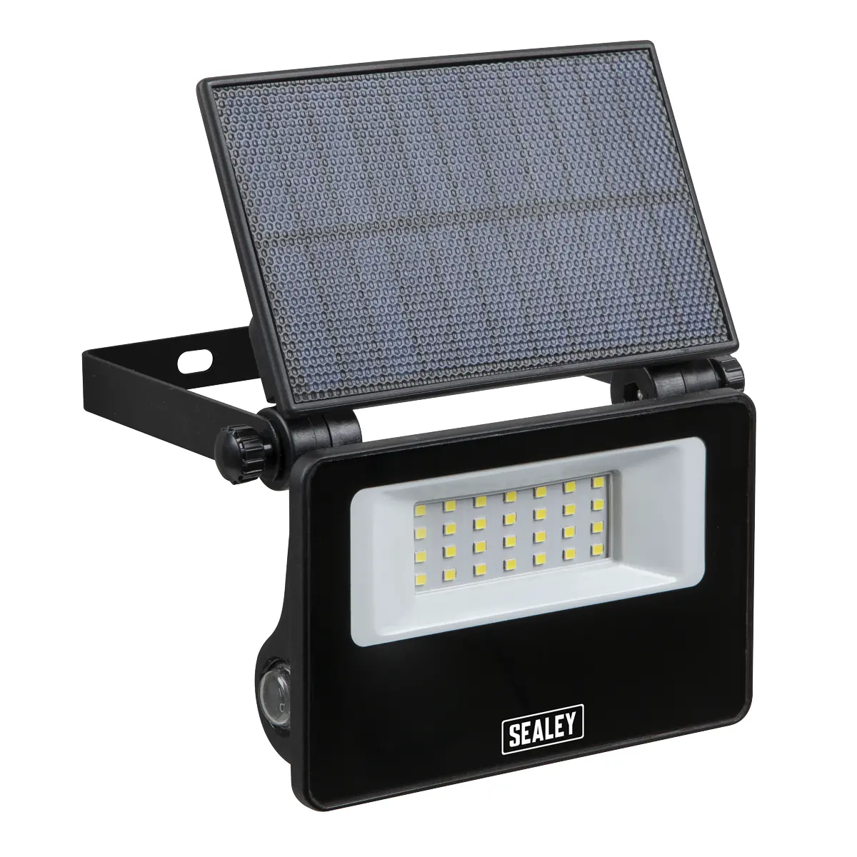 Sealey Extra-Slim Solar Floodlight With Wall Bracket 20W Smd Led Led20s 1