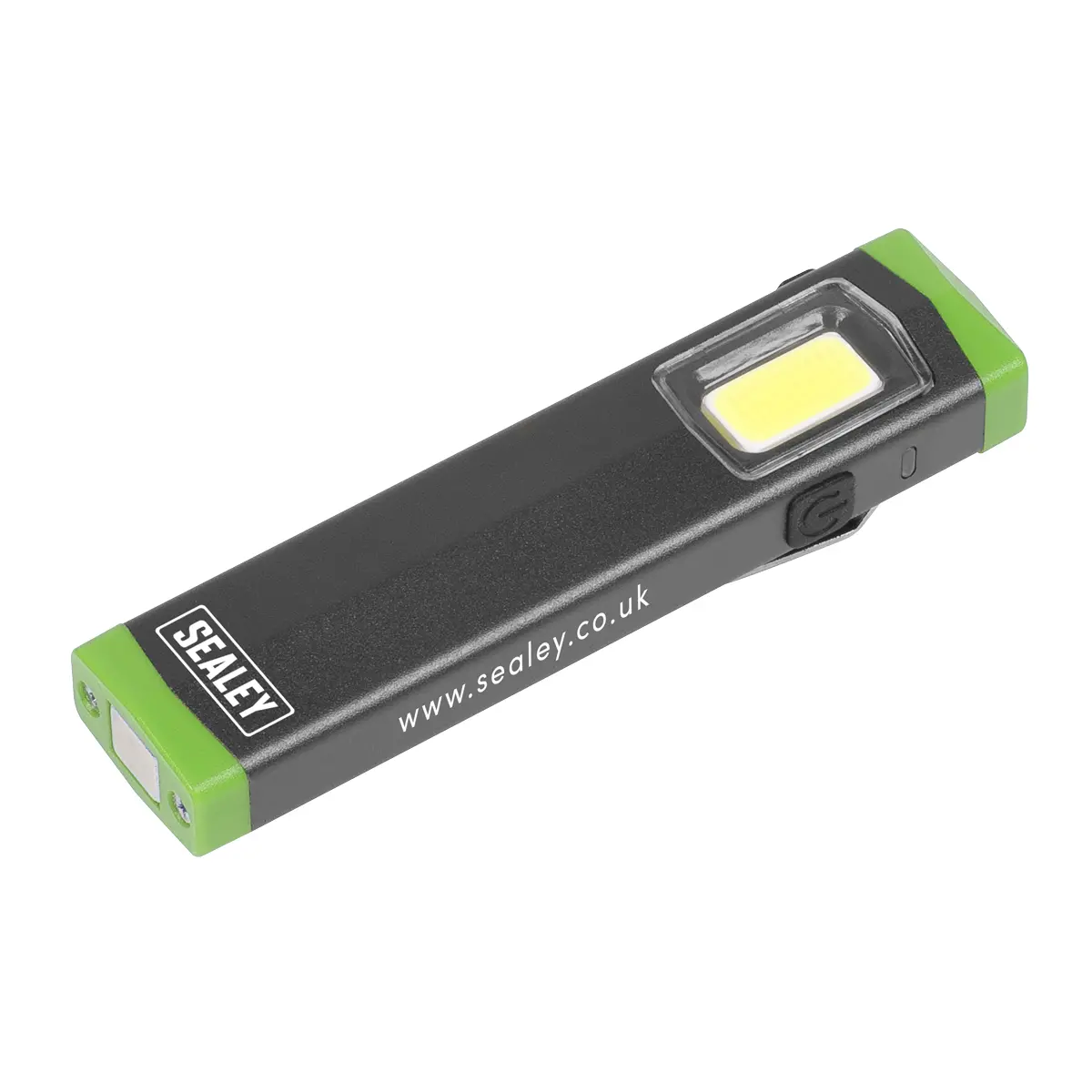 Sealey Rechargeable Mini Super Beam Aluminium Pocket Light 3W Cob Led Led500sb 1
