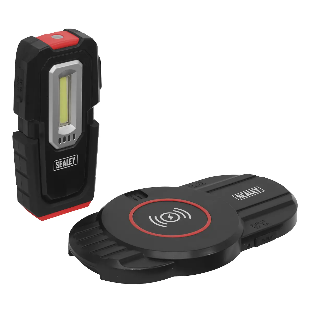 Sealey Inspection Light With Single Wireless Charging Base 3W Cob & 1W Smd Led Ledwcbcombo1 1