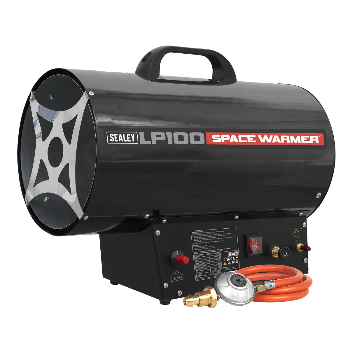 Sealey Space Warmer® Propane Heater 61,000-102,000Btu/Hr(18-30Kw) Lp100 1