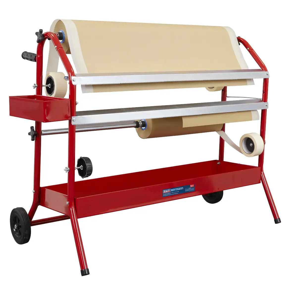 Sealey Masking Paper Dispenser Trolley 2 X 900Mm Rolls Mk67 1