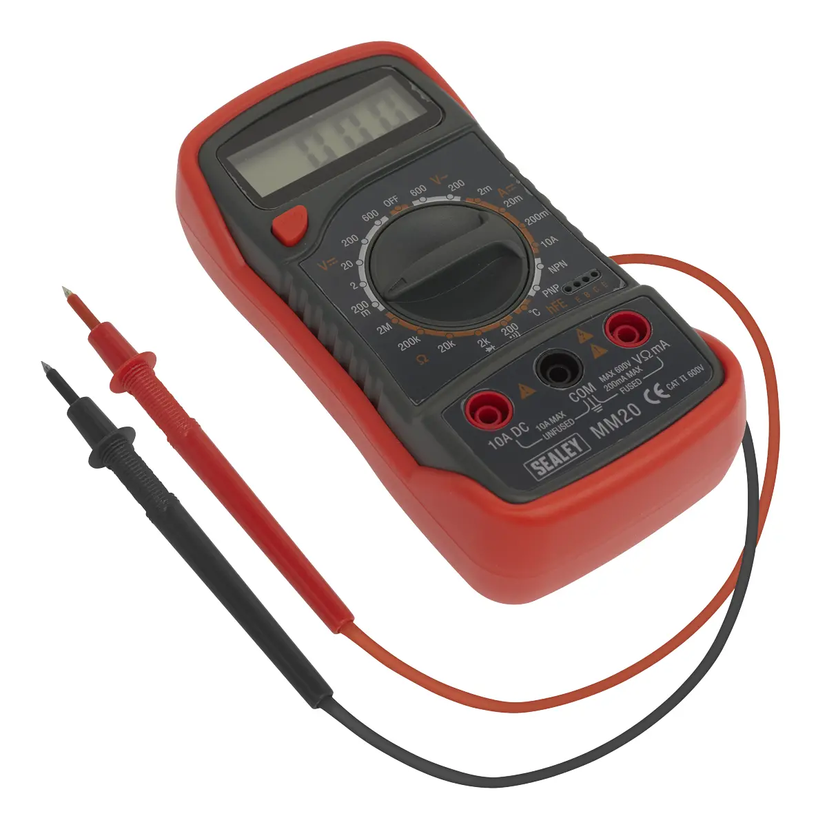 Sealey 8-Function Digital Multimeter With Thermocouple Mm20 1