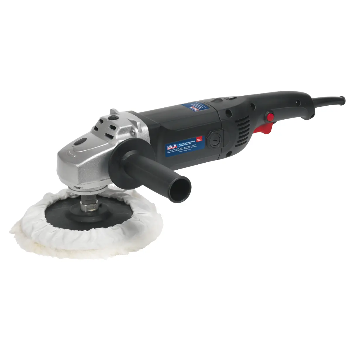 Sealey 170Mm Rotary Variable Speed Sander/Polisher 1300W/230V Ms900ps 1