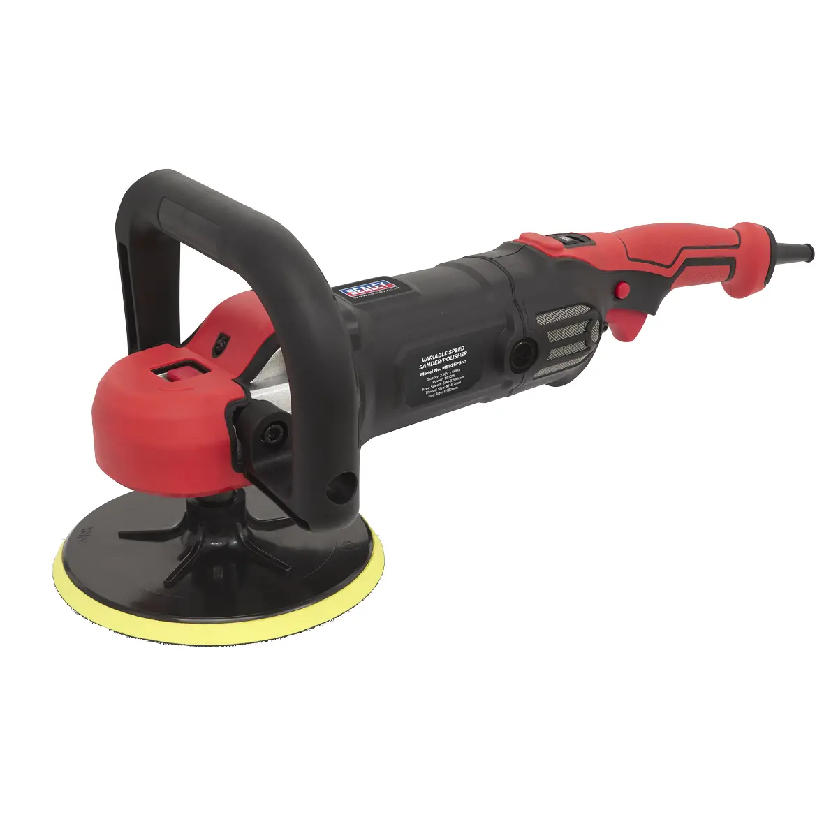 Sealey 180Mm Rotary Variable Speed Sander/Polisher 1400W/230V Ms925ps 1