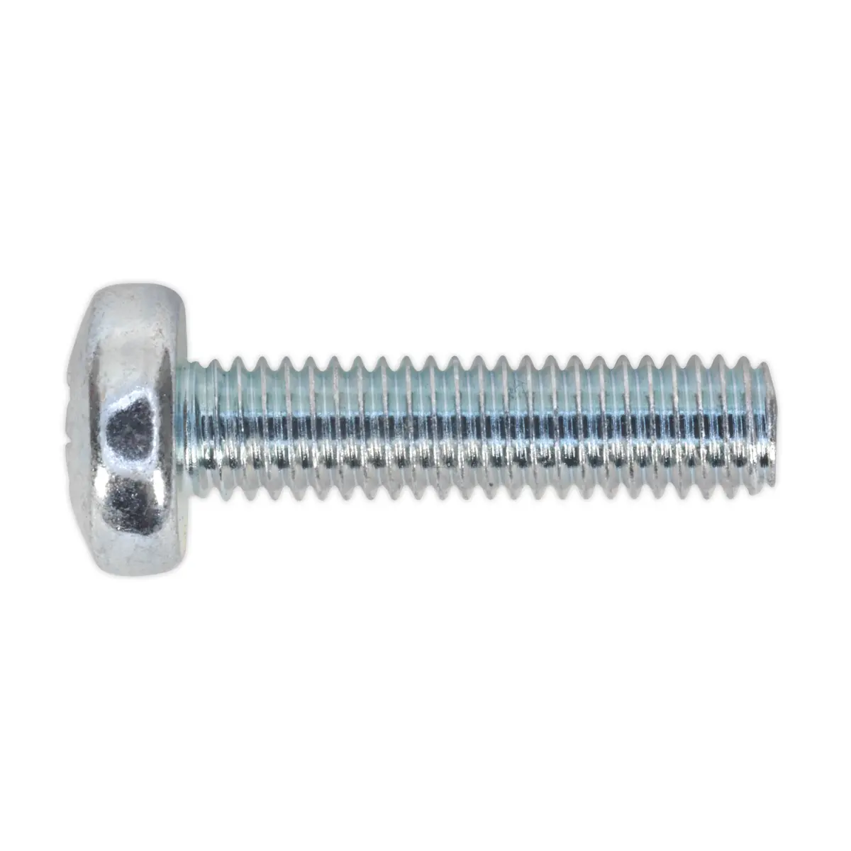 Sealey Zinc Plated Pan Head Pozi Machine Screw M5 X 20Mm, Din 7985Z - Pack Of 100 Msp520 1