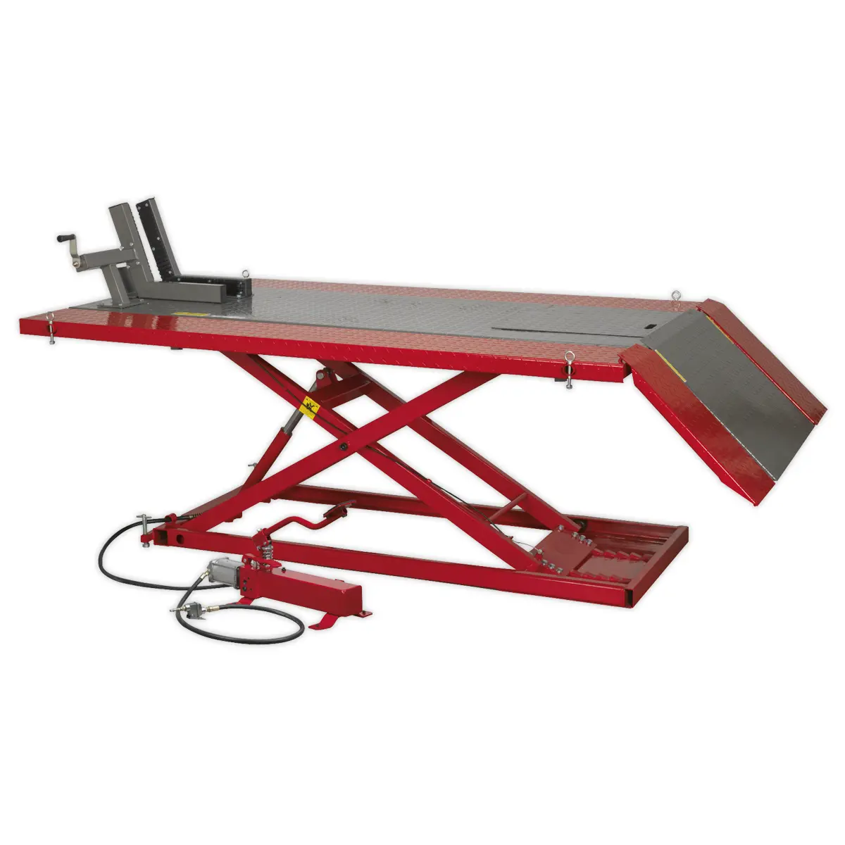 Sealey Air/Hydraulic Mini Tractor/Quad/Motorcycle Lift 680Kg Capacity Mt680 1