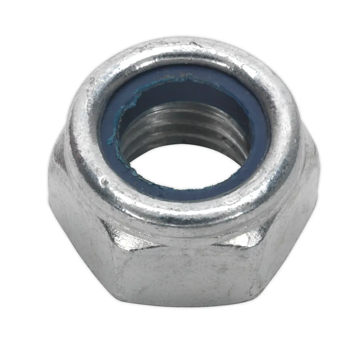 Sealey Zinc Plated Nylon Locknut M14, Din 982 - Pack Of 25 Nln14 1