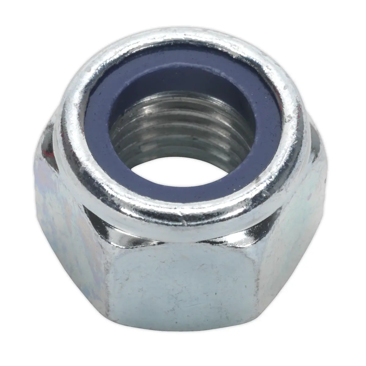 Sealey Zinc Plated Nylon Locknut M16, Din 982 - Pack Of 25 Nln16 1