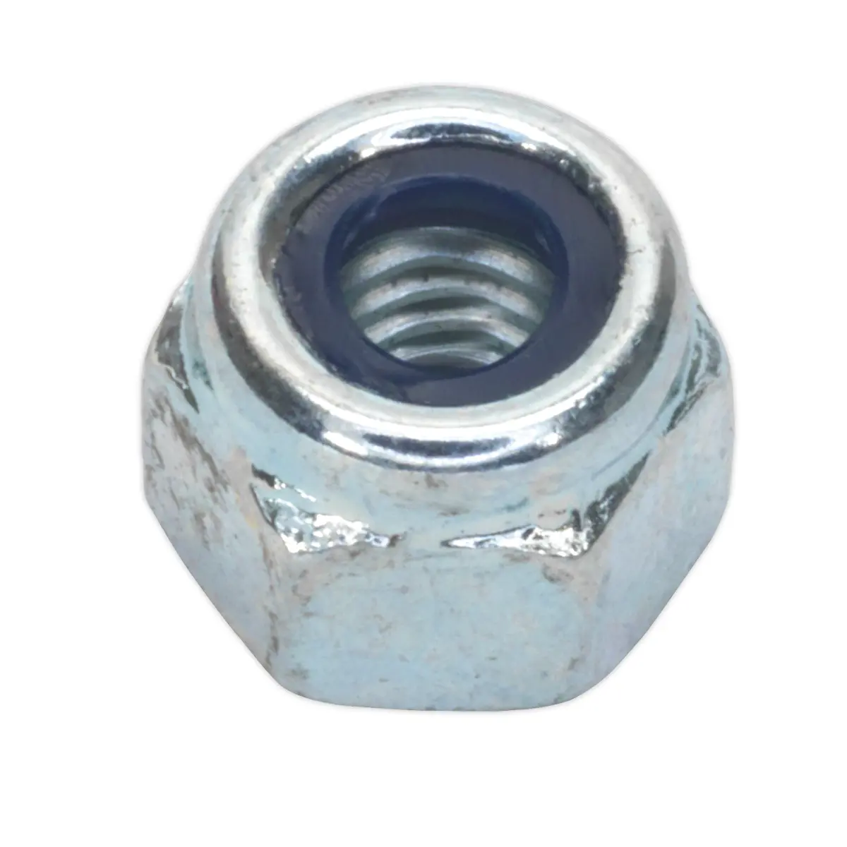 Sealey Zinc Plated Nylon Locknut M5, Din 982 - Pack Of 100 Nln5 1