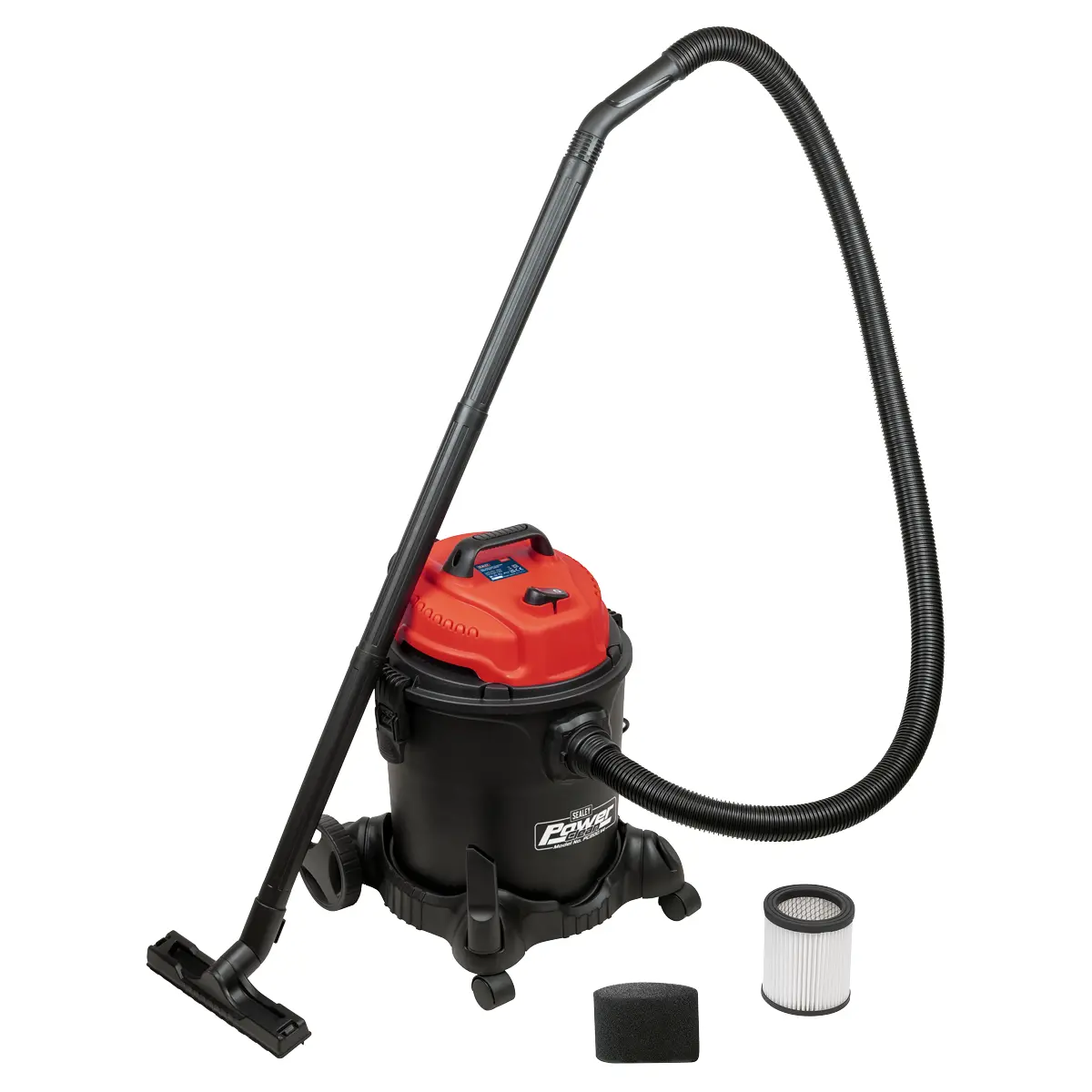 Sealey 20L Vacuum Cleaner Wet & Dry 1250W/230V Pc200 1