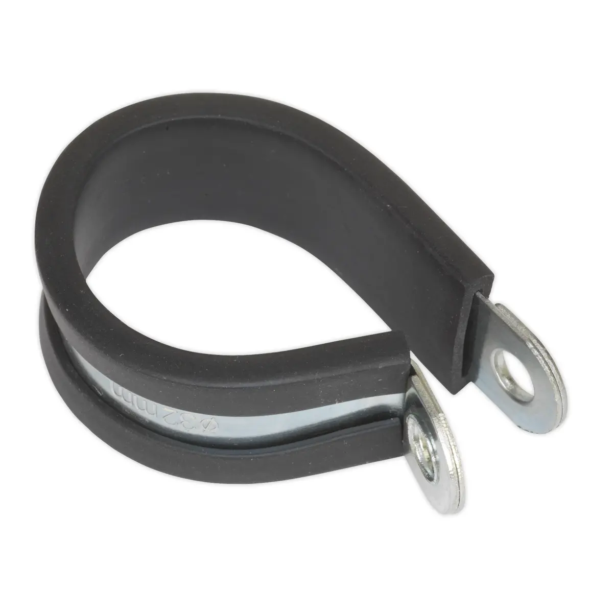 Sealey Rubber Lined P-Clip 32Mm - Pack Of 25 Pcj32 1