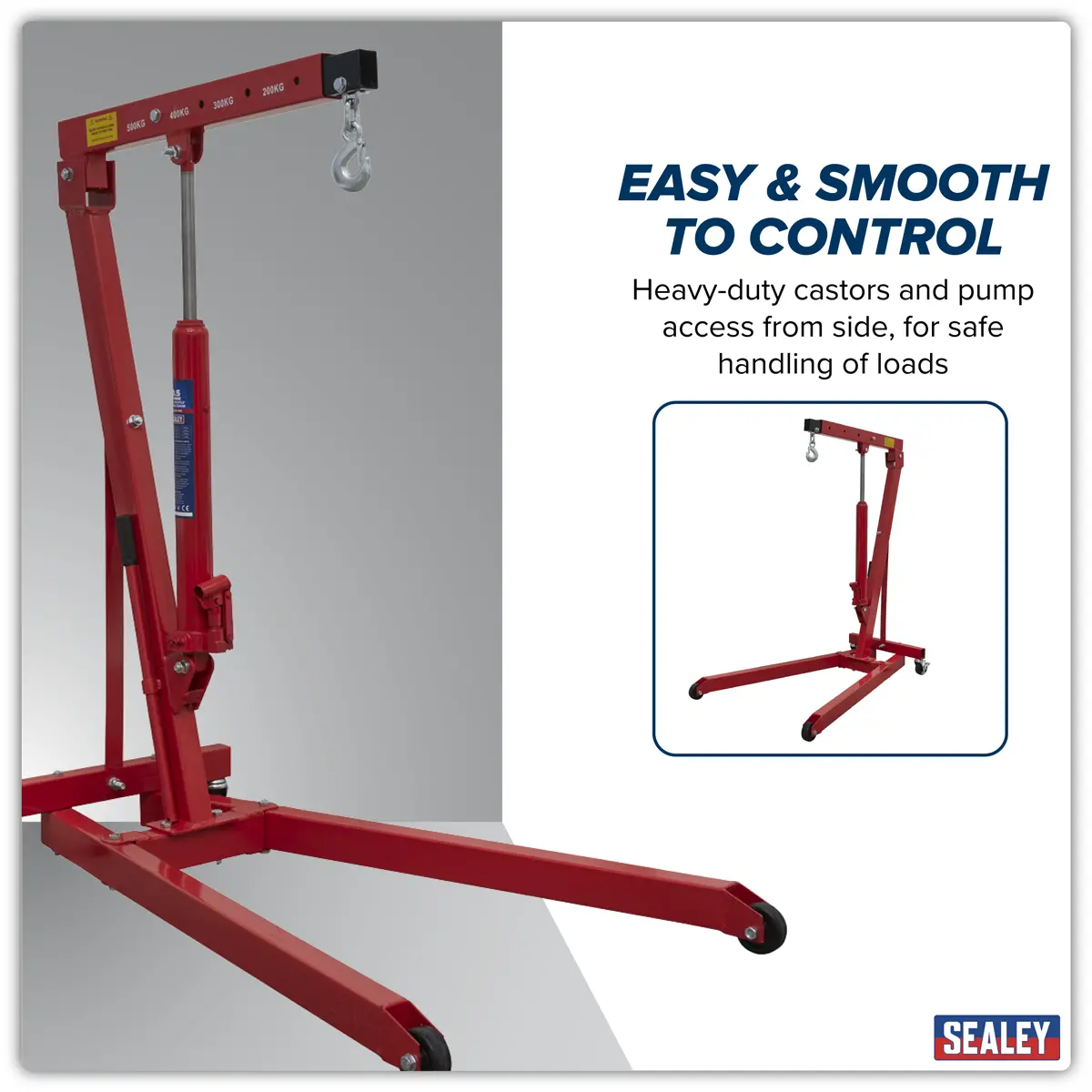Sealey Low Profile Engine Crane 0.5 Tonne Ph5 2