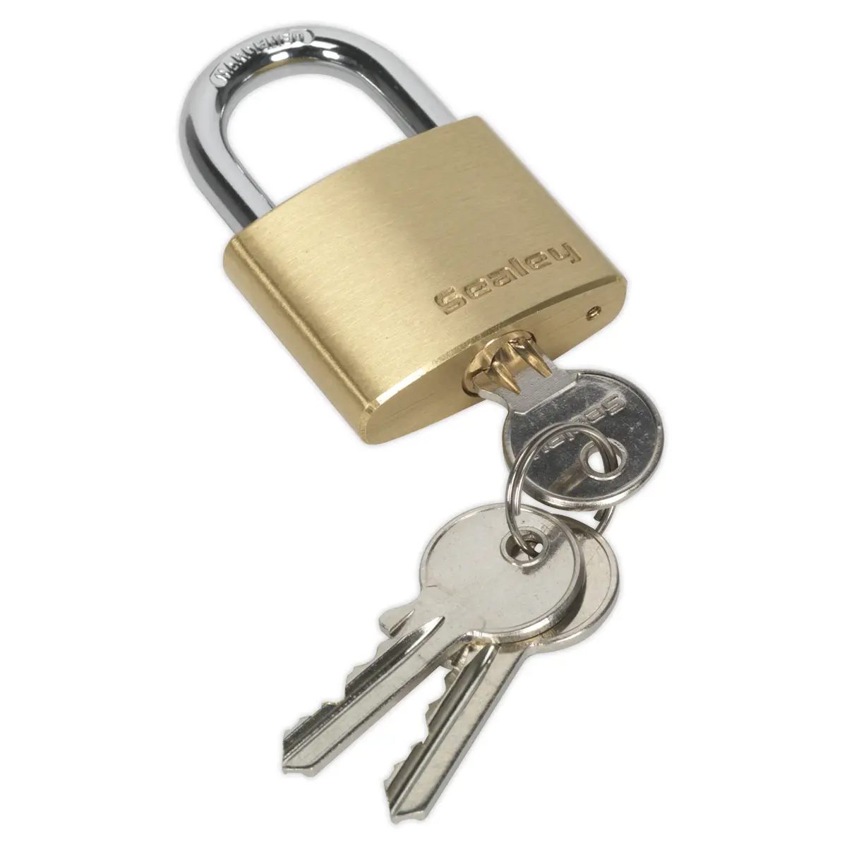 Sealey Brass Body Padlock 40Mm Pl101 1