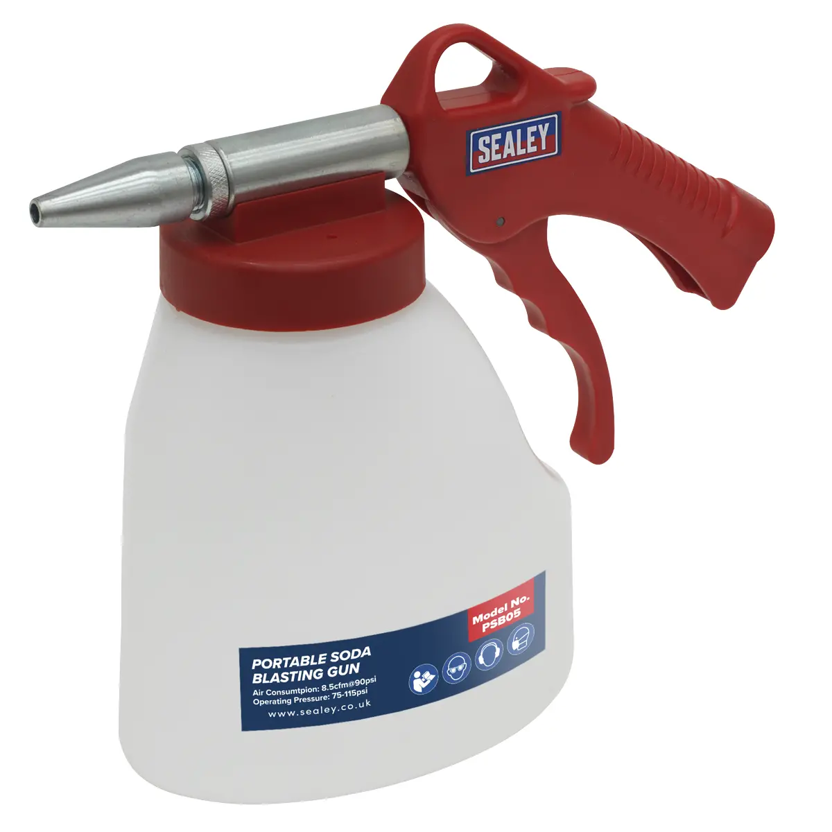 Sealey Portable Soda Blasting Gun Psb05 1