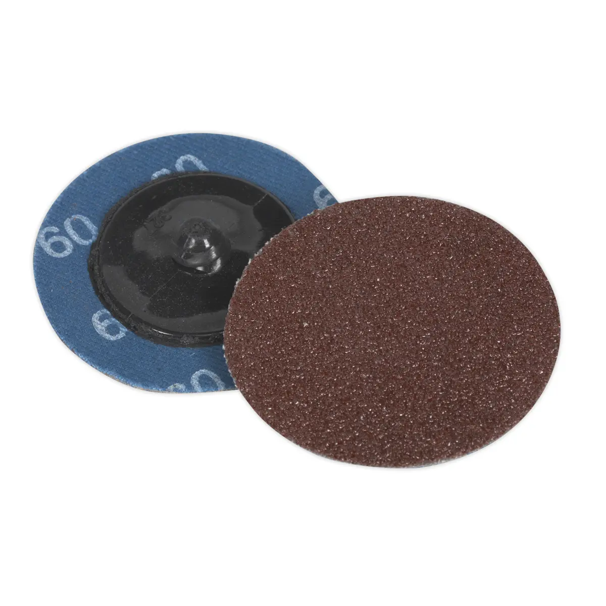 Sealey 50Mm Quick Change Sanding Disc 60Grit - Pack Of 10 Ptcqc5060 1
