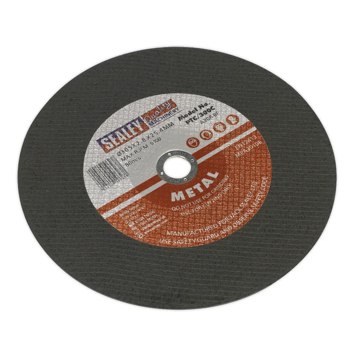 Sealey 305 X 2.8Mm Cutting Disc 25.4Mm Bore Ptc/300C 1