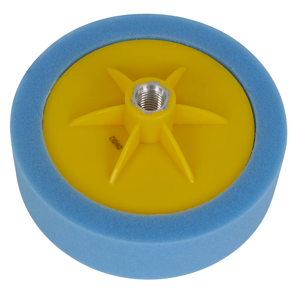 Sealey 150 X 50Mm Buffing & Polishing Foam Head 5/8"Unc - Blue/Medium Ptc/Ch/5/8-B 1