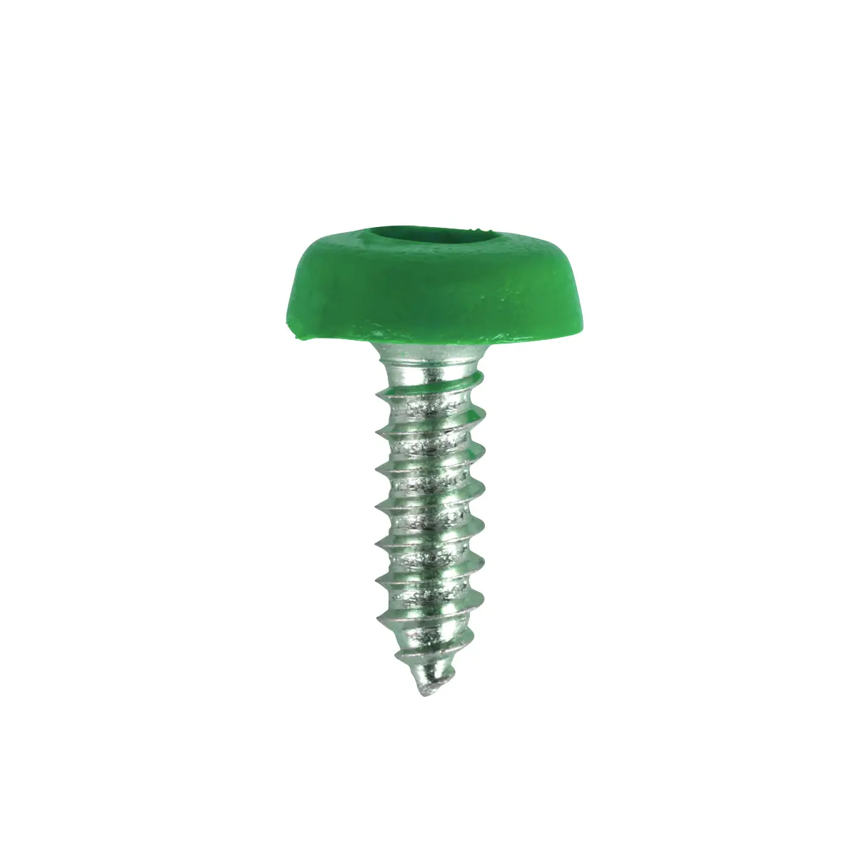 Sealey Numberplate Screws 4.8 X 18Mm, Green - Pack Of 50 Ptnpg 2