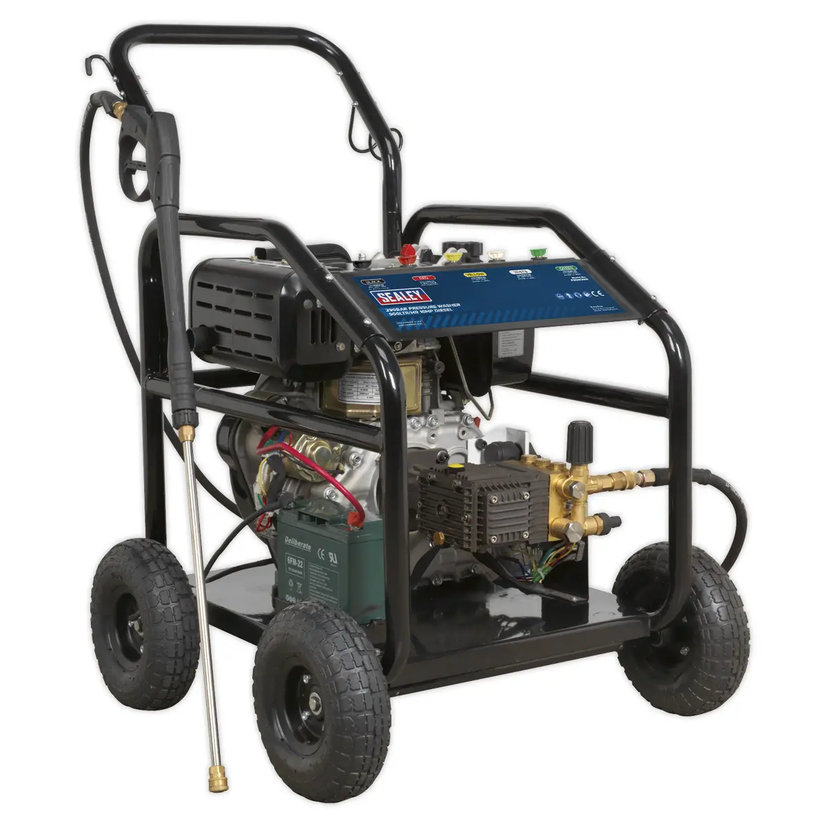 Sealey Pressure Washer 290Bar 900L/Hr 10Hp - Diesel Pwdm3600 1