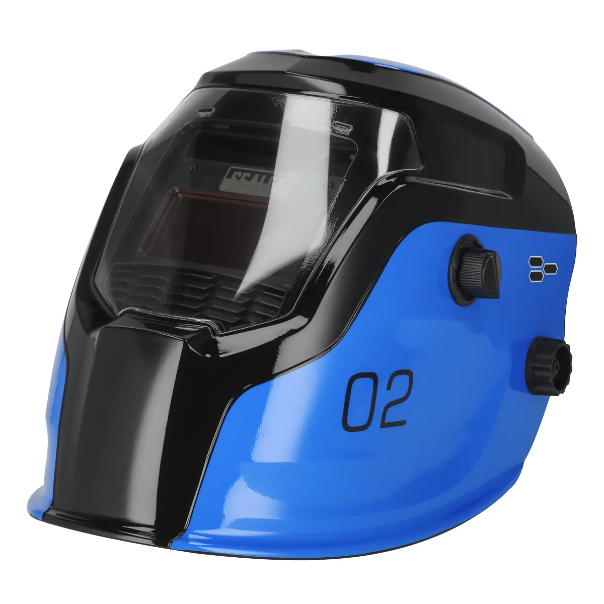 Sealey Auto Darkening Welding Helmet Shade 9-13 - Blue Pwh2 1