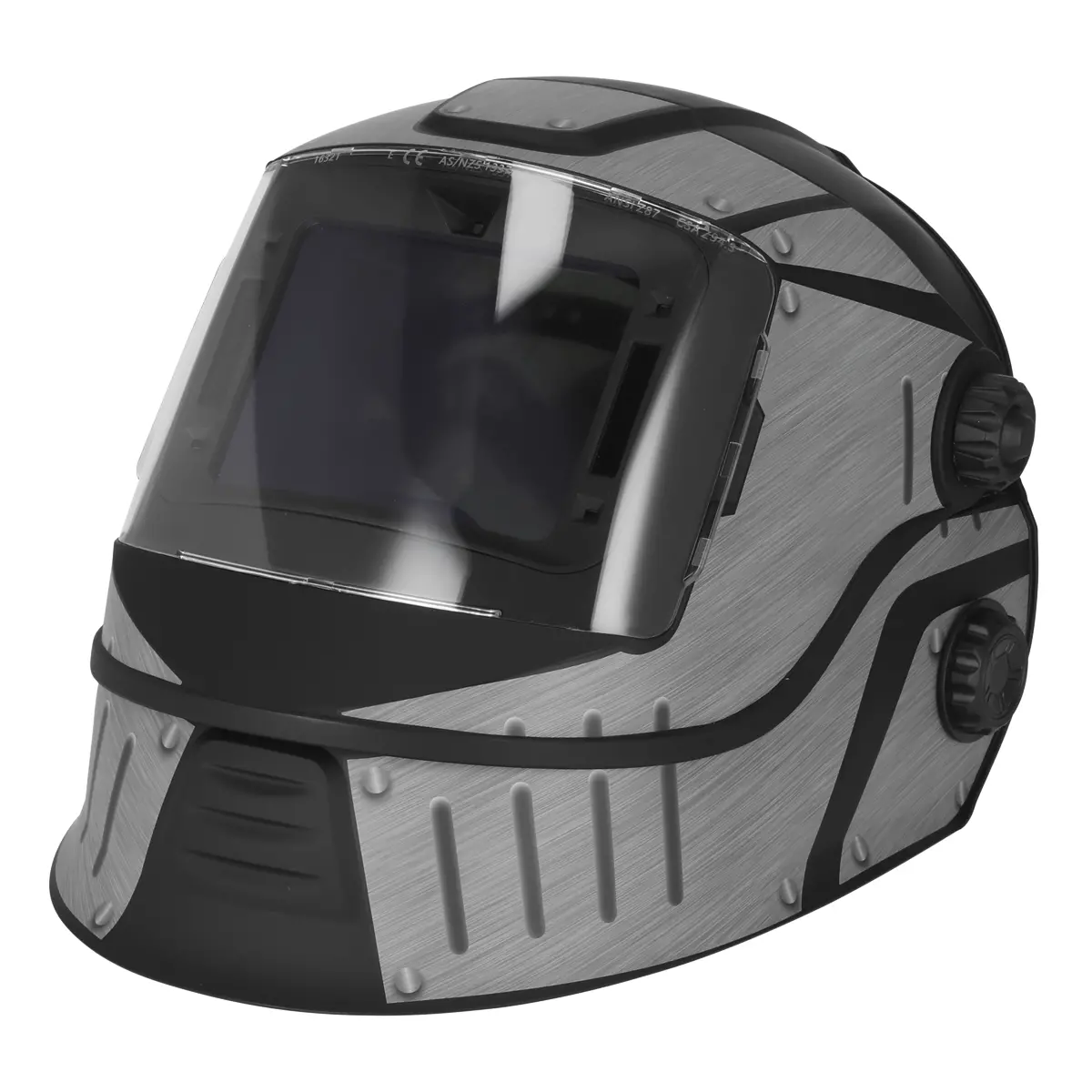 Sealey Auto Darkening Solar Powered Flip-Up Welding Helmet Shade 9-13 Pwh603 1