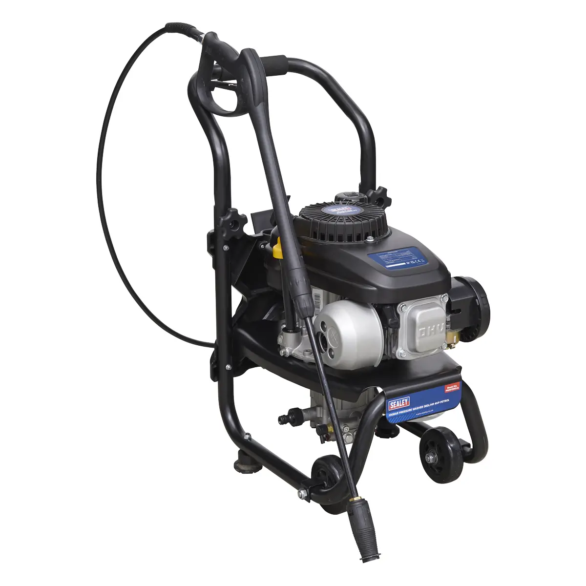Sealey Pressure Washer 150Bar 576L/Hr 4Hp - Petrol Pwm1300 1