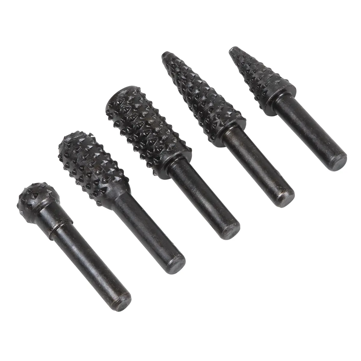 Sealey Rotary Burr Rasp Drill Bit Set 5Pc Rwbs5 1
