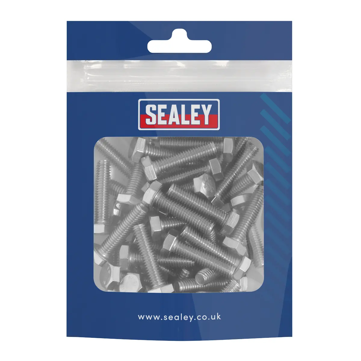 Sealey Stainless Steel Set Screw M6 X 25Mm 1Mm Pitch, Din 933 - Pack Of 50 S625s 1