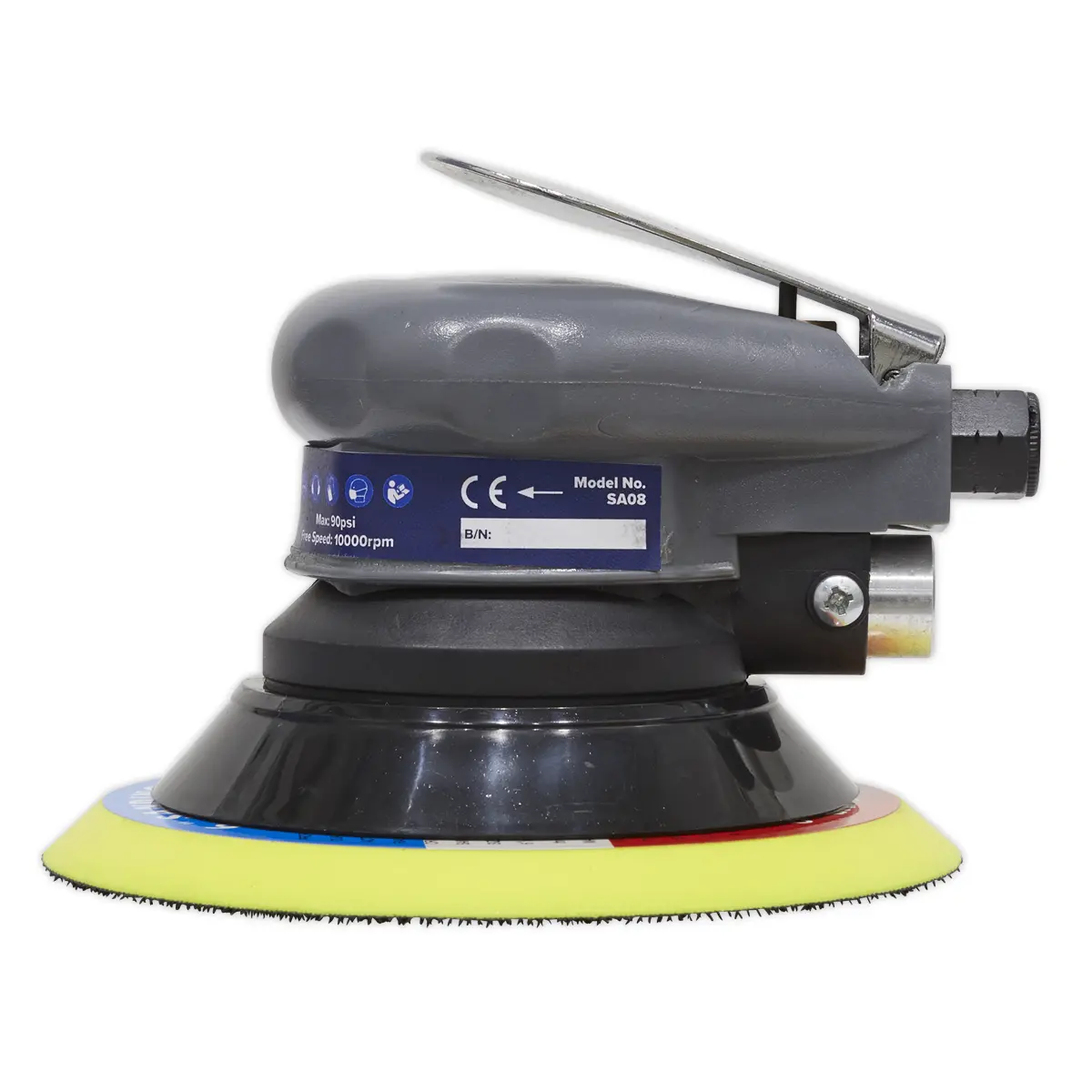 Sealey Air Palm Orbital Sander 150Mm Sa08 2