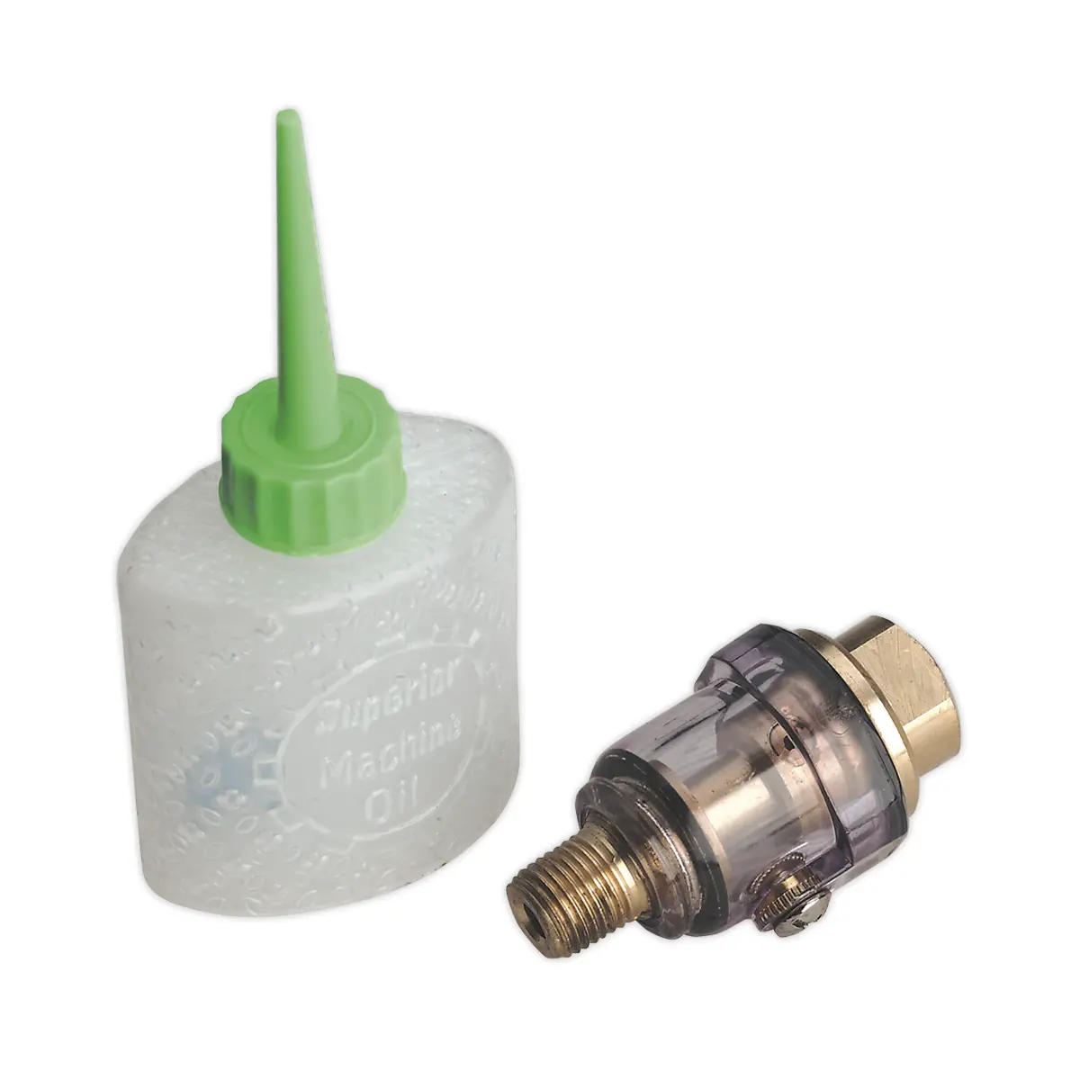 Sealey Mini In-Line Air Tool Oiler With Filler 1/4"Bsp Sa111 1