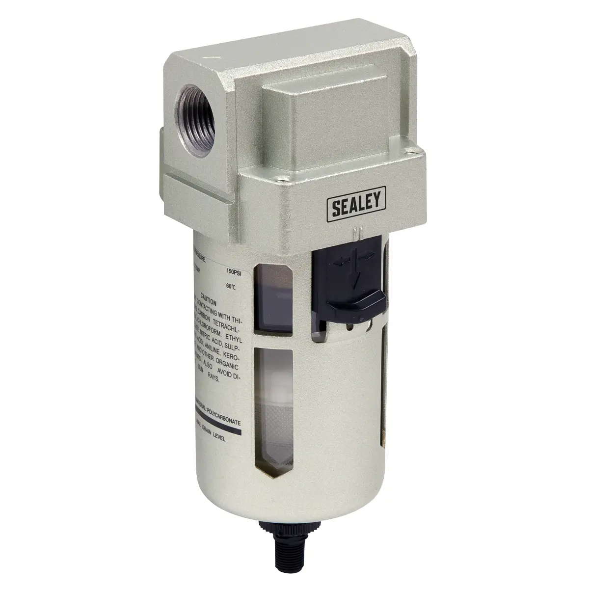 Sealey Auto Drain Air Filter Max. Airflow 140Cfm Sa206fad 1