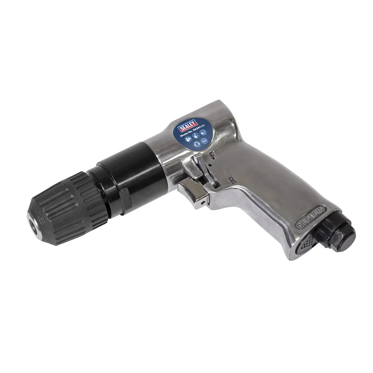 Sealey Reversible Air Drill 10Mm With Keyless Chuck Sa241 1
